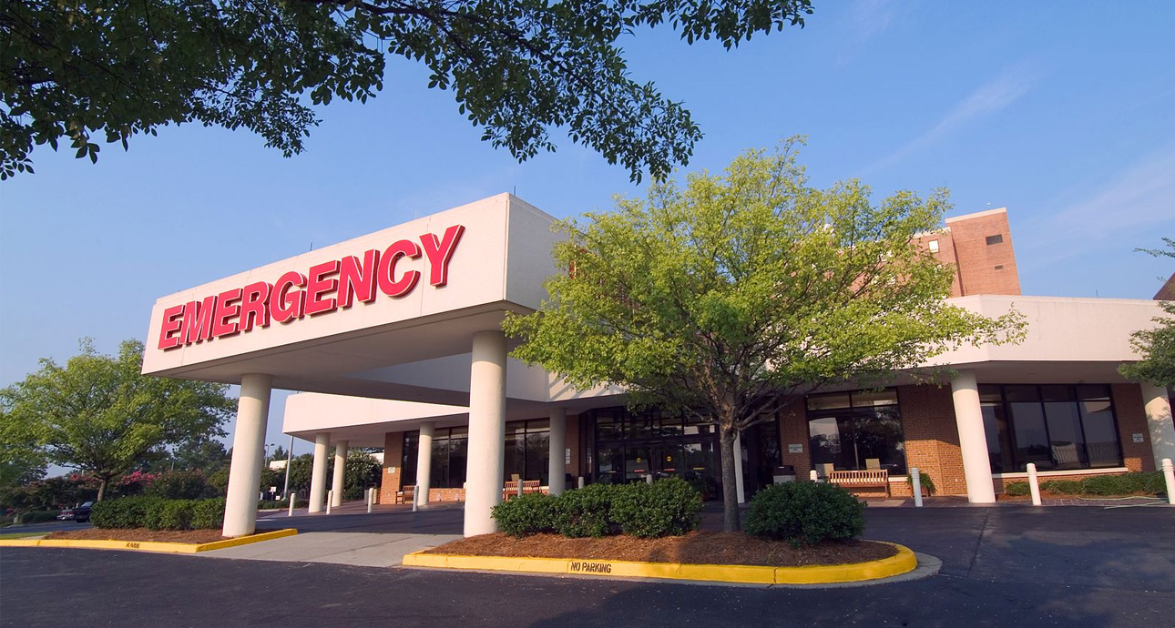 Emergency Room entrance.