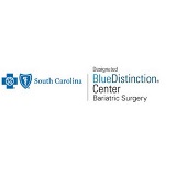 The Designated Blue Distinction Center of Bariatric Surgery badge from BlueCross BlueShield of South Carolina.